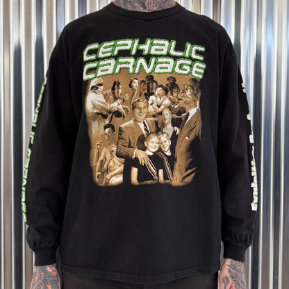 Vintage 00 Cephalic Carnage Exploiting Dysfunction Long sleeve T-Shirt