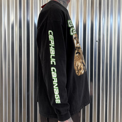 Vintage 00 Cephalic Carnage Exploiting Dysfunction Long sleeve T-Shirt